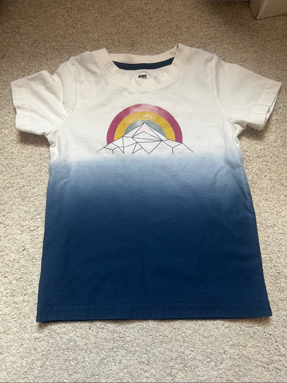 Kids Ombre Blue Gradient Tee - Tea Collection Size 4